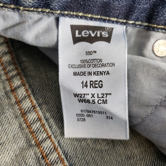 Levi's 550 Relaxed Fit Size 27 - Picture 4 of 8